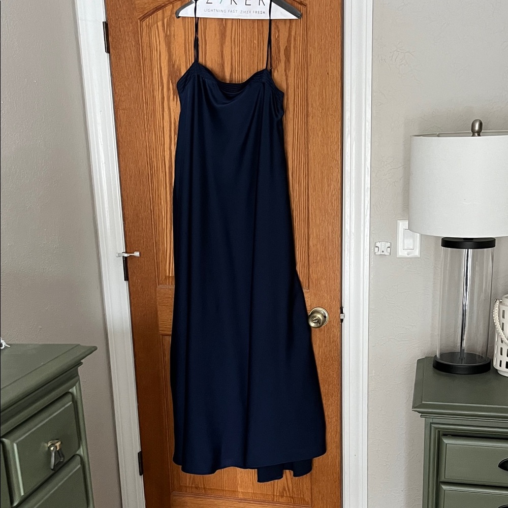 Elegant Navy Maxi Dress